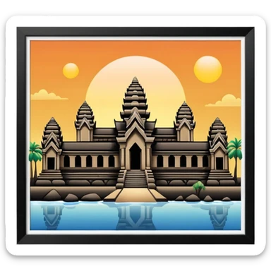 Angkor Wat sticker