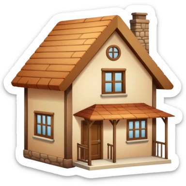 aesthetic school supplies cottage core (earthy sticker