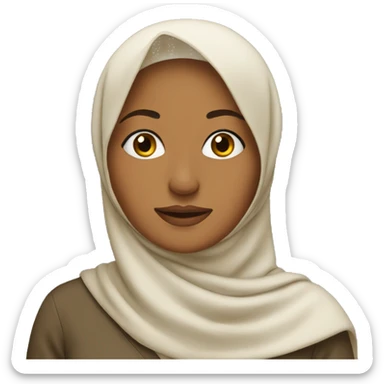 Muslim woman  sticker