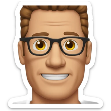 Hank Hill sticker