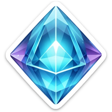Magic crystal  sticker
