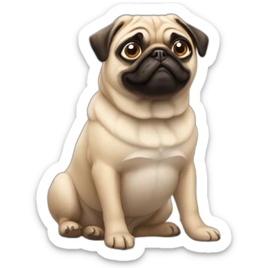pugs sticker