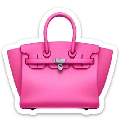 Pink birkin sticker