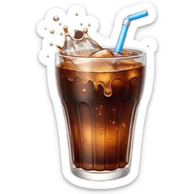 cola splash sticker