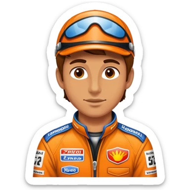 Race car driver  sticker