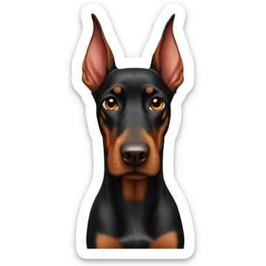 Doberman sticker
