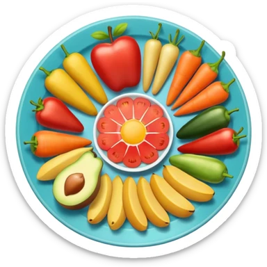 Nourriture healthy sticker