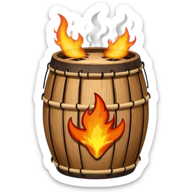 SHAMAN DRUM FIRE sticker