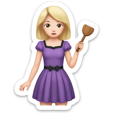 A girl spanking her butt sticker