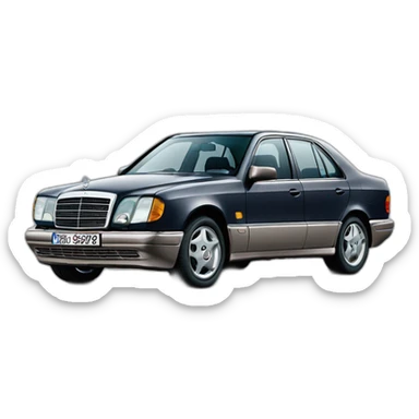 Mercedes e class from 1997 sticker