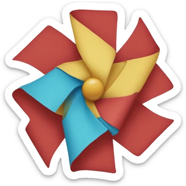 Pinwheel sticker