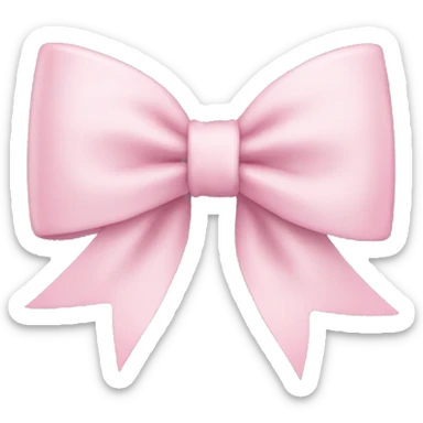 Light Pink Bow sticker