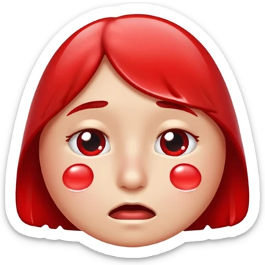 naso che gocciola sticker