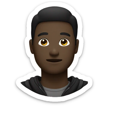 Jeun Homme noir en kamis  sticker