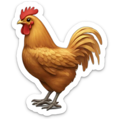 Chicken-with-tyres sticker