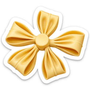 bow shaped pasta, less detailed more dow-light sticker
