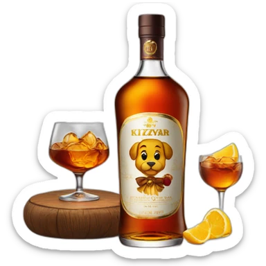 52 years Kizlyar brandy sticker