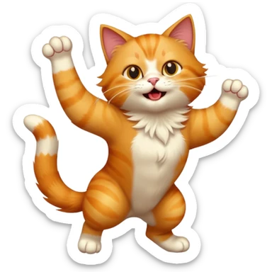 cat attack 12345 sticker