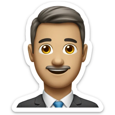 gaffete of a employee sticker