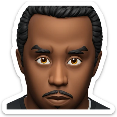 realistic portrait of a boy sticker