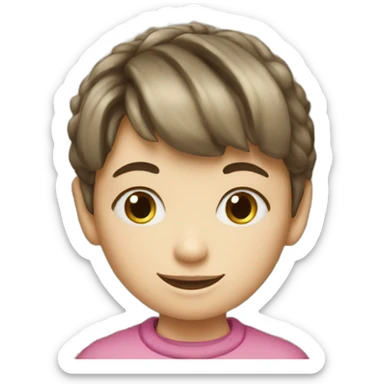 wimpy-girl-kid sticker