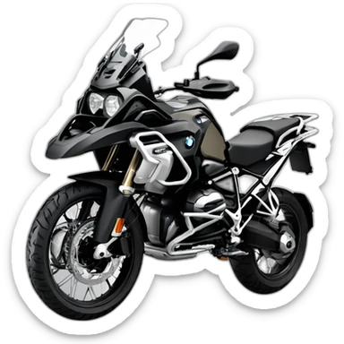 moto bmw r1250gs triple black sticker