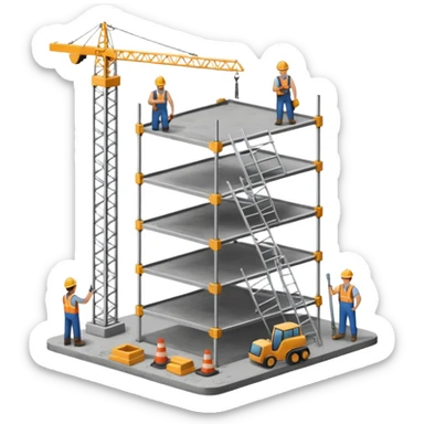 construction wprk sticker