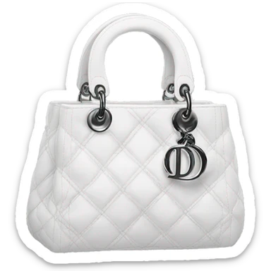 Dior bag white sticker