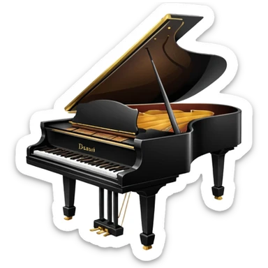 piano with no brand sticker