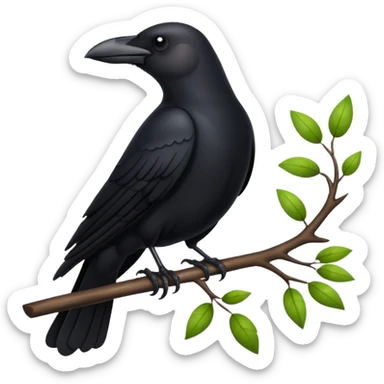Black Crow sticker