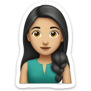 azerbaijanian girl sticker