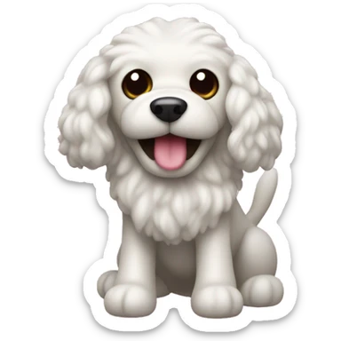 Dog toy pudel  sticker