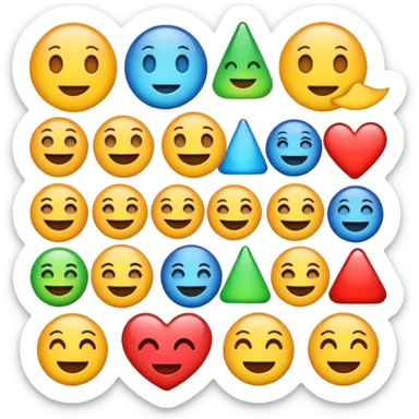 Random emoji sticker