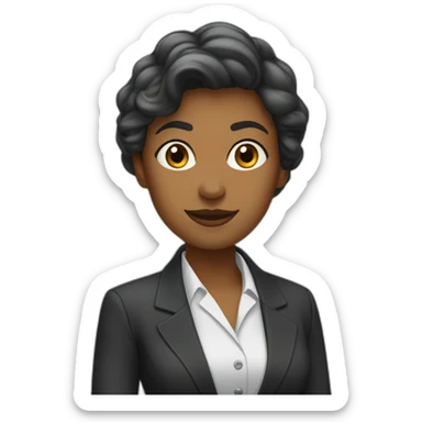 Femme d'affaires sticker