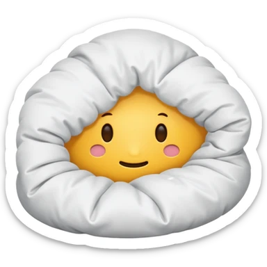 Oreiller sans visage sticker