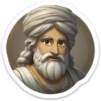 Ardashir the Unifier  the founder of the Persian Sasanian Empire sticker