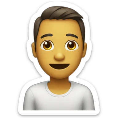 smiling with tears and Sadness sticker