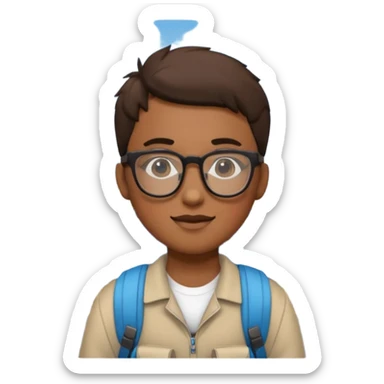 City Backpack Student sticker