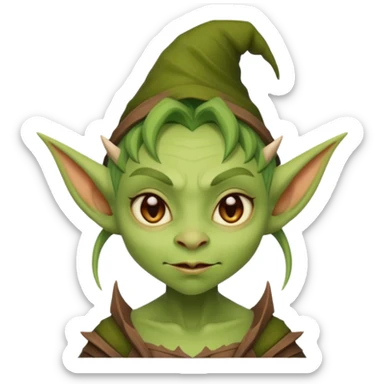 cute-female-goblin sticker