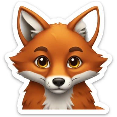 Fox sticker