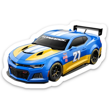 Chevrolet Camaro ZL1 NASCAR best view sticker