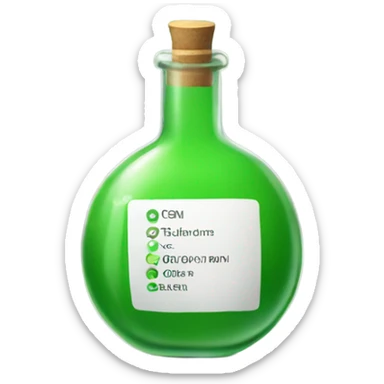 The Substance Green Vial sticker