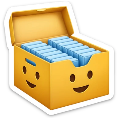 Crée 3  emojis détaillés et stylisés ds du nouveau sèche-cheveux BaByliss PRO Drying Wand.
1️⃣ Emoji du carton d’emballage du produit, fermé, design moderne et professionnel.

 sticker