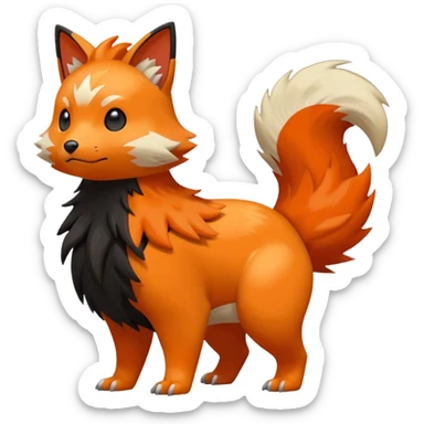 Bolthund-Pokémon (full body) sticker