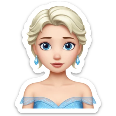 elsa Princess sticker