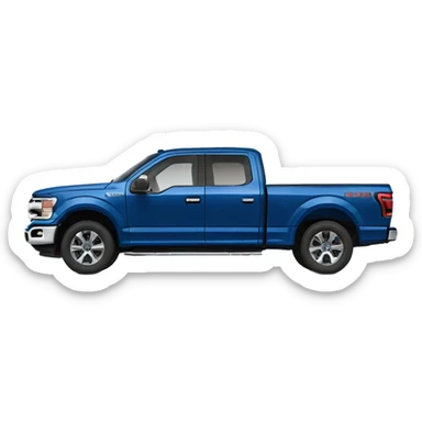 Blue 2021 f150 sticker