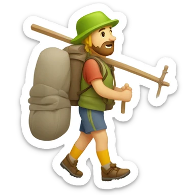 Camino de santiago sticker
