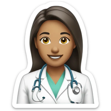 doctor-woman-happy sticker