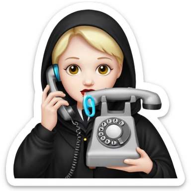 Ghost face mit Telefon  sticker