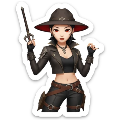 kpop demon hunters zoey sticker